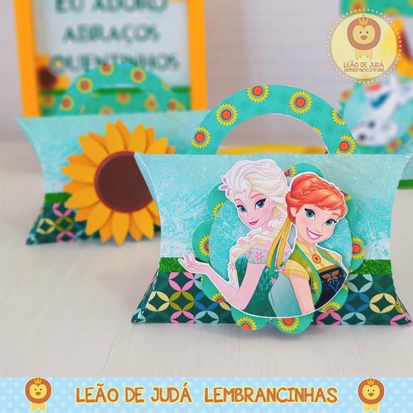 Caixinha para festa tema frozen