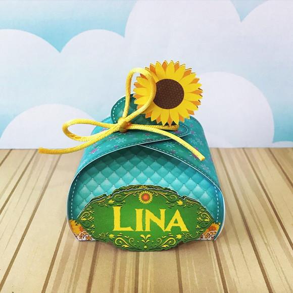Caixinha para festa tema frozen fever