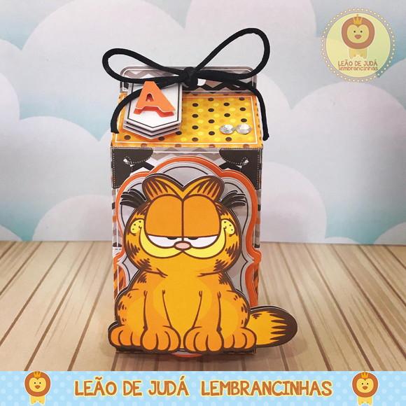 Caixinha para Festa Tema Garfield