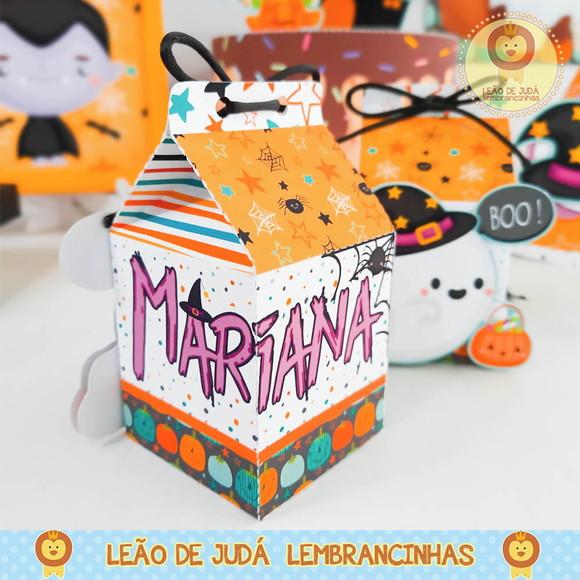 Caixinha para festa tema halloween