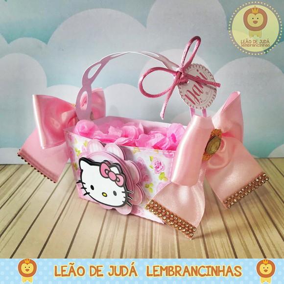 Caixinha para Festa Tema Hello Kitty