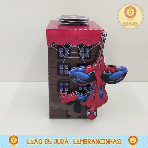 Caixinha para festa tema homem aranha