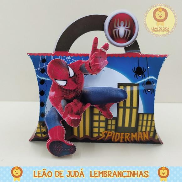 Caixinha para festa tema homem aranha