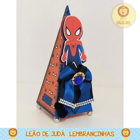 Caixinha para festa tema homem aranha cute