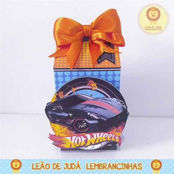 Caixinha para Festa Tema Hot Wheels