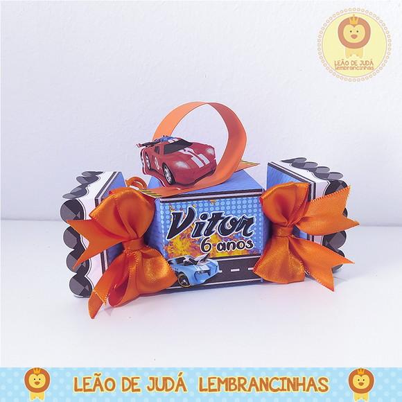 Caixinha para Festa Tema Hot Wheels