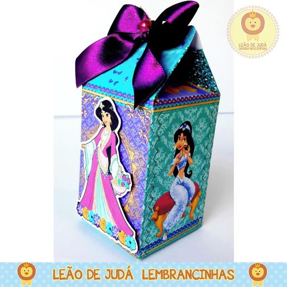 Caixinha para festa tema jasmine