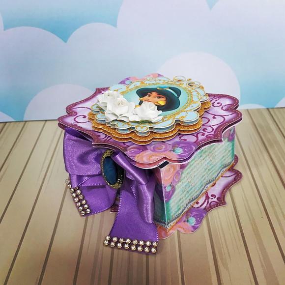 Caixinha para Festa Tema Jasmine