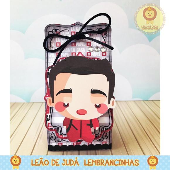 Caixinha para festa tema la casa de papael