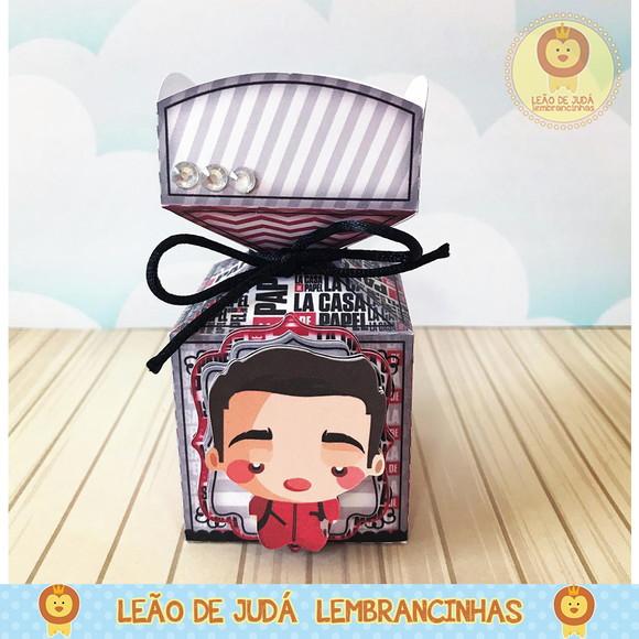 Caixinha para festa tema la casa de papael