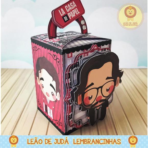 Caixinha para festa tema la casa de papael
