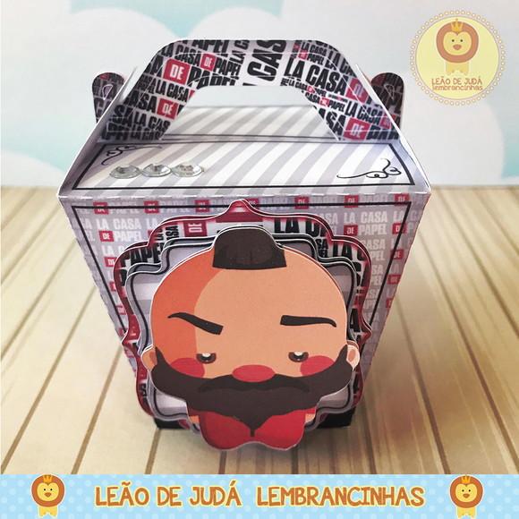 Caixinha para festa tema la casa de papael