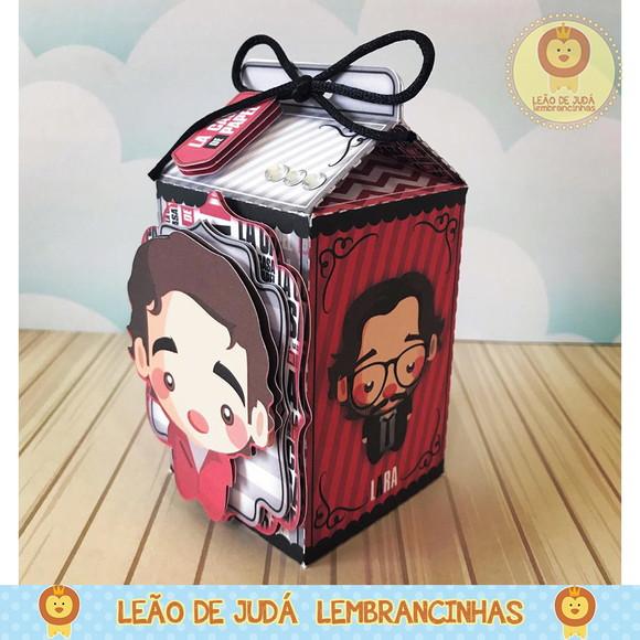 Caixinha para festa tema la casa de papael