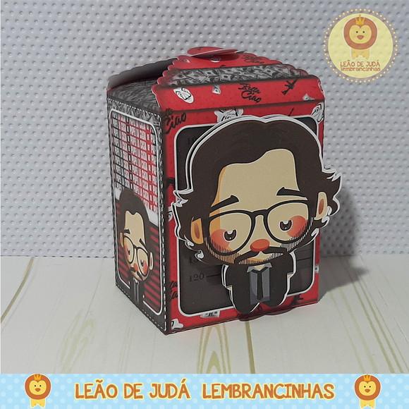 Caixinha para festa tema la casas de papel
