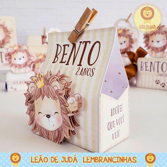 Caixinha para festa tema Leãozinho