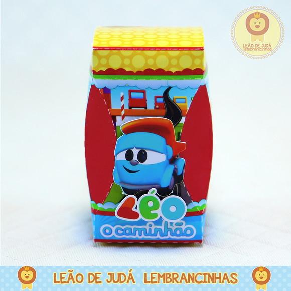 Caixinha para festa tema léo caminhão