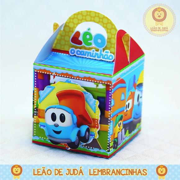 Caixinha Para Festa Tema Léo Caminhão