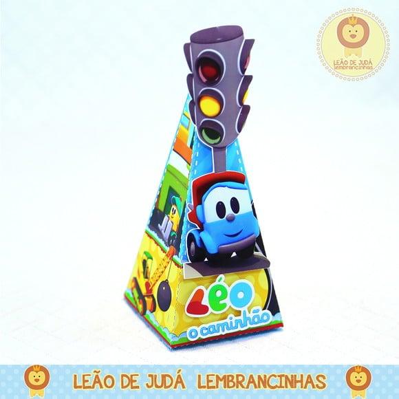 Caixinha Para Festa Tema Léo Caminhão