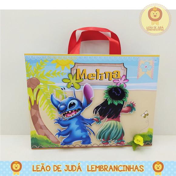 Caixinha para Festa Tema Lilo Stitch