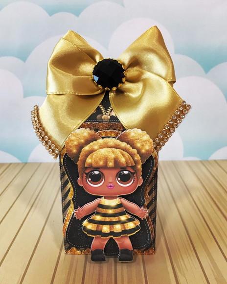 Caixinha para Festa Tema Lol Queen Bee
