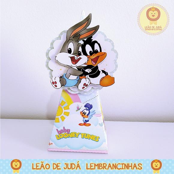 Caixinha para festa tema looney tunes baby
