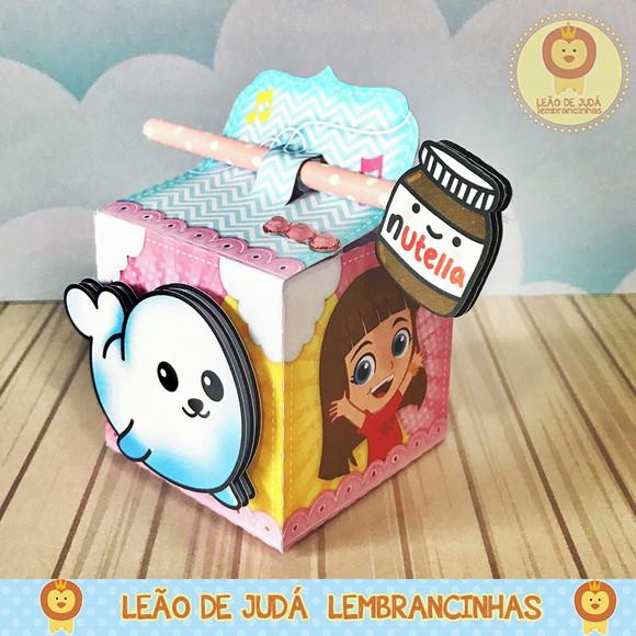 Caixinha para festa tema lucas neto
