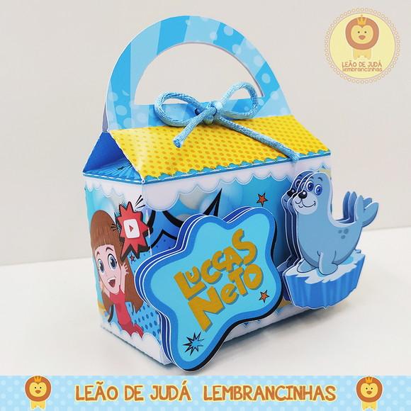 Caixinha Para Festa Tema Lucas Neto