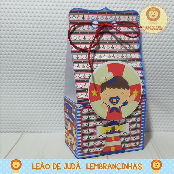 Caixinha para festa tema marinheiro