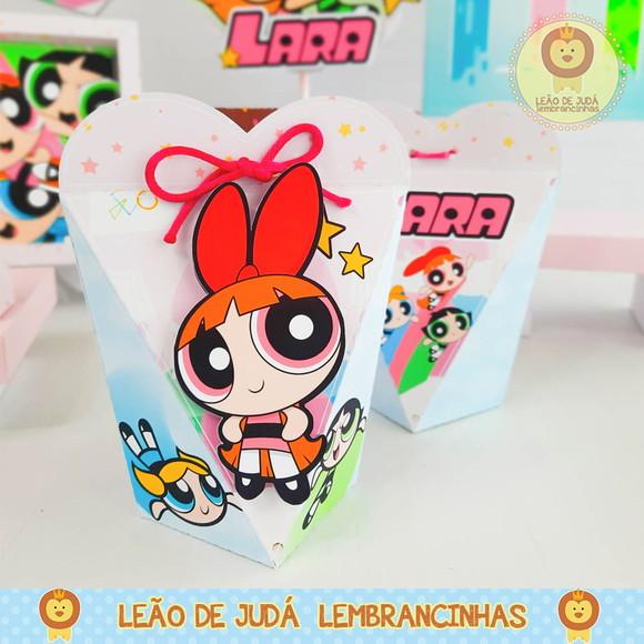 Caixinha para festa tema meninas super poderosas
