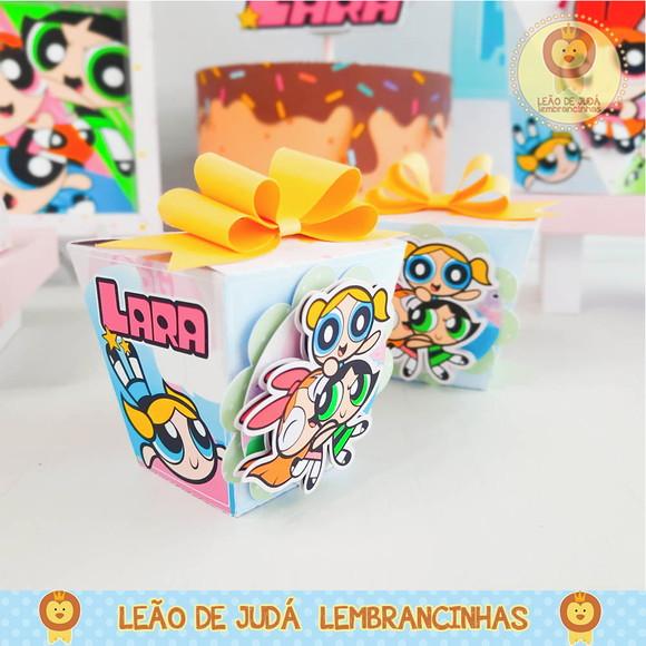 Caixinha para Festa Tema Meninas Super Poderosas