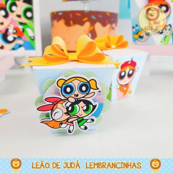 Caixinha para Festa Tema Meninas Super Poderosas