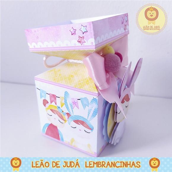 Caixinha para festa tema metoo doll