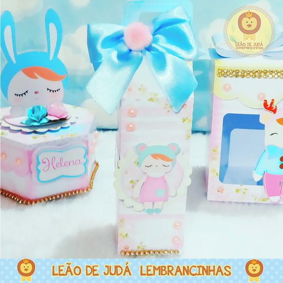 Caixinha para festa tema metoo doll