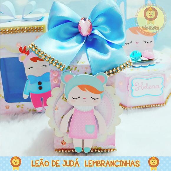 Caixinha para festa tema metoo doll
