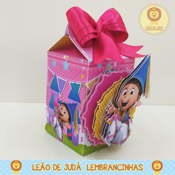 Caixinha para festa tema Meu malvado favorito