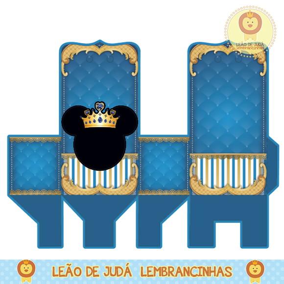 Caixinha para Festa Tema Mickey Realeza