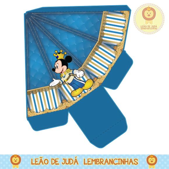 Caixinha para Festa Tema Mickey Realeza