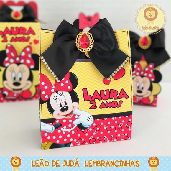 Caixinha para festa tema minnie