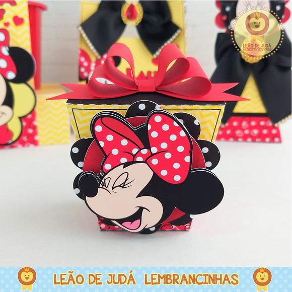 Caixinha para festa tema minnie