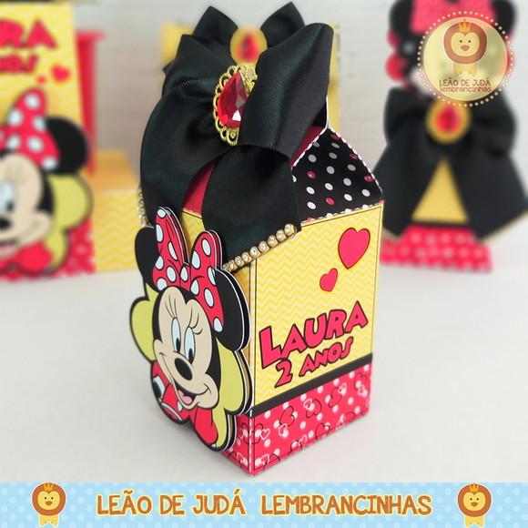 Caixinha para festa tema minnie