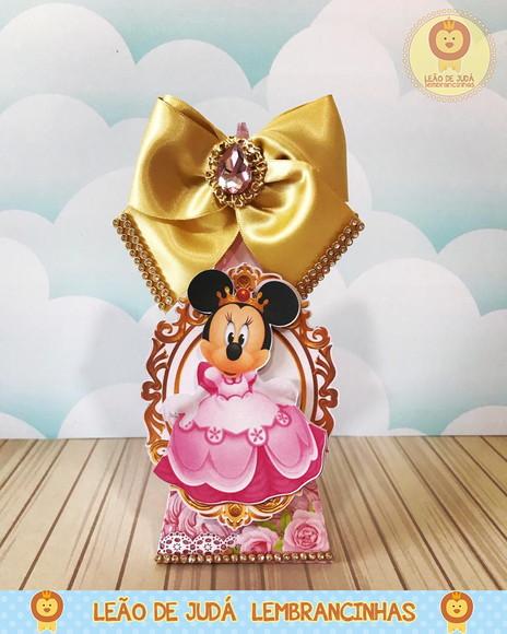 Caixinha para festa tema minnie realeza