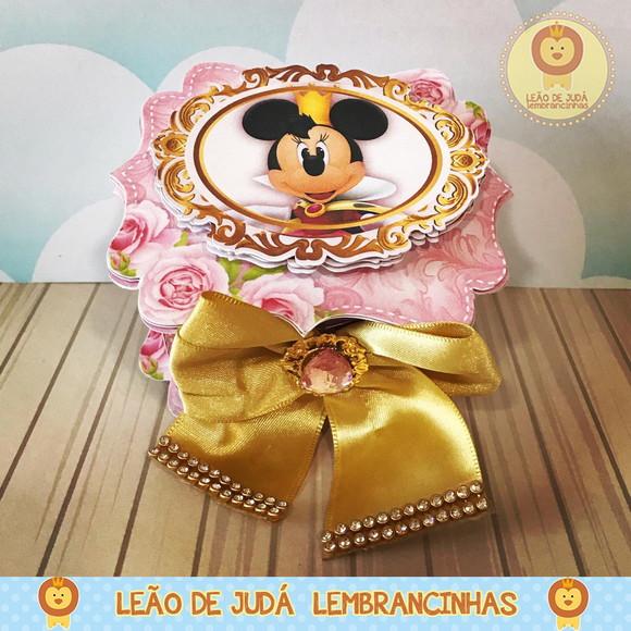 Caixinha para festa tema minnie realeza