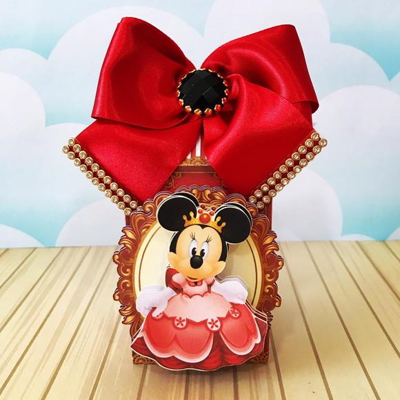 Caixinha para Festa Tema Minnie Realeza