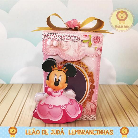 Caixinha Para Festa Tema Minnie Realeza