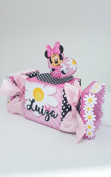 Caixinha para festa tema minnie rosa