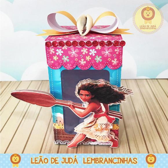 Caixinha para festa tema moana