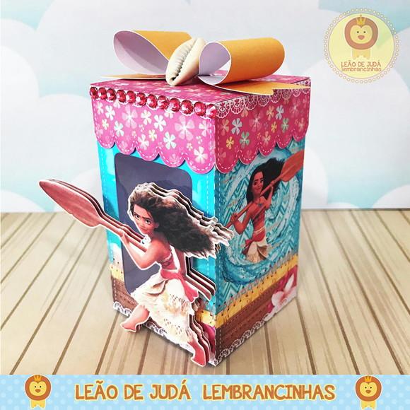 Caixinha para festa tema moana