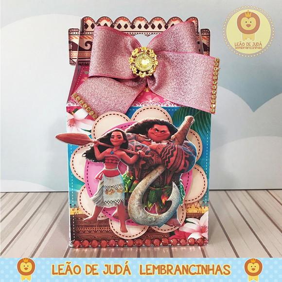 Caixinha para festa tema moana