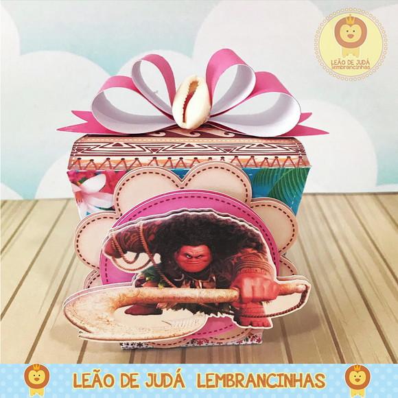 Caixinha para festa tema moana