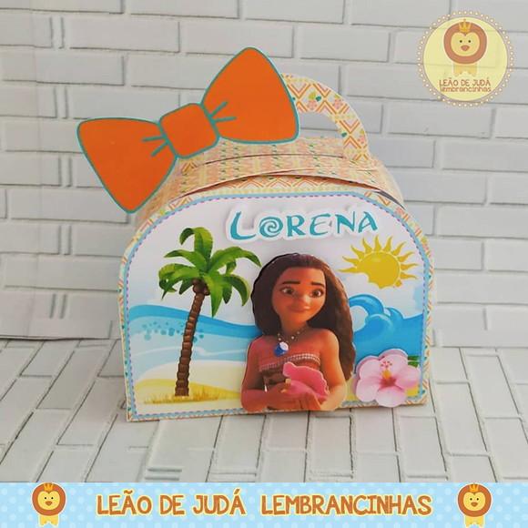 Caixinha para festa tema moana